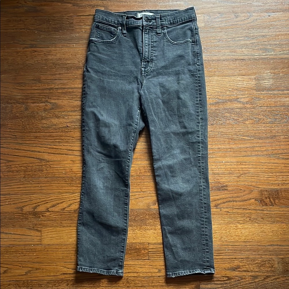 Madewell Black The Perfect Vintage Crop Jean